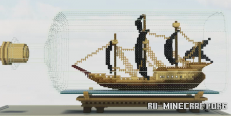 Скачать Ship in the Bottle by Kpy3 для Minecraft