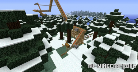 Скачать Roller Coaster Map by doge_gaming для Minecraft