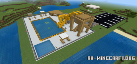 Скачать Aqua Park Waterpark для Minecraft PE