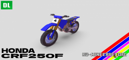 Скачать Honda CRF250F для Minecraft PE 1.18