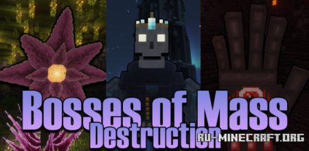 Скачать Bosses of Mass Destruction для Minecraft 1.18.1