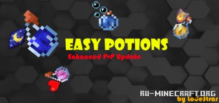 Скачать Easy Potions Enhanced для Minecraft PE 1.18