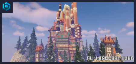 Скачать Steampunk Castle by Voxed Studio для Minecraft PE