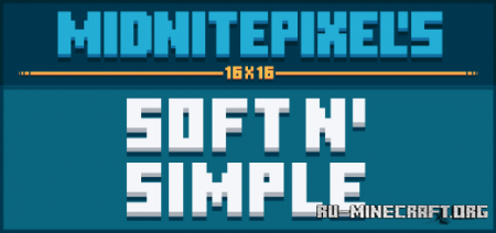 Скачать Soft n' Simple [16x16] для Minecraft PE 1.18
