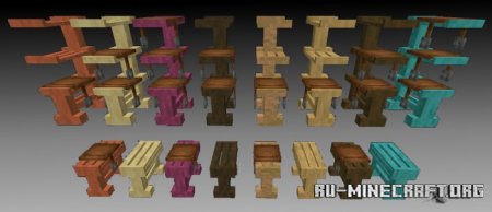 Скачать Medieval Furniture Addon V2 для Minecraft PE 1.18
