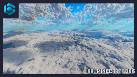Скачать Fluffy Clouds (Custom SKY) для Minecraft PE 1.18