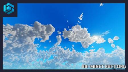 Скачать Fluffy Clouds (Custom SKY) для Minecraft PE 1.18