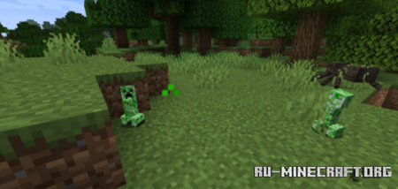 Скачать Creeper Spores для Minecraft 1.18.1