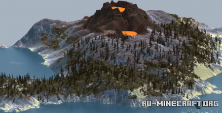 Скачать Tempela - Volcanic island для Minecraft