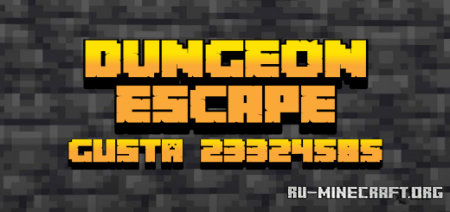 Скачать Dungeon Escape by Gusta 23324585 для Minecraft PE