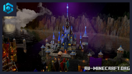 Скачать Disney Frozen Map для Minecraft PE