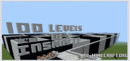 Скачать 100 Levels of Insanity (Parkour) для Minecraft PE