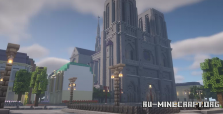 Скачать Dorian - Paris inspired city для Minecraft