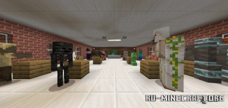 Скачать Monster School Map для Minecraft PE