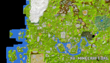 Скачать RustV2 Map With Bases для Minecraft