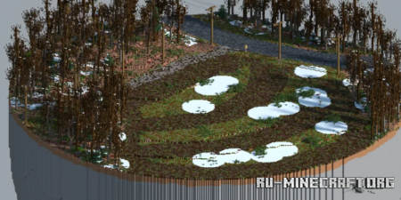 Скачать Terrain practice: Dull winter farm для Minecraft