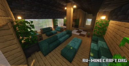 Скачать Modern house with interior by Kaizen87 для Minecraft