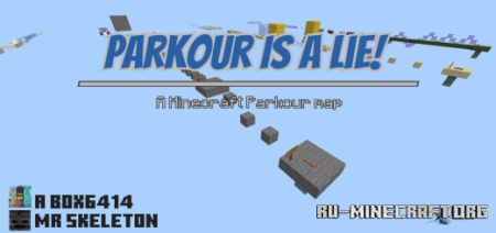Скачать Parkour Is A Lie для Minecraft PE