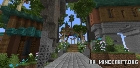 Скачать Skull Island - Skywars Lobby для Minecraft