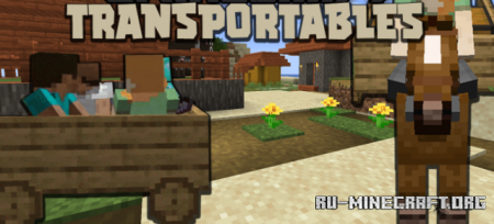 Скачать Transportables для Minecraft 1.18.2