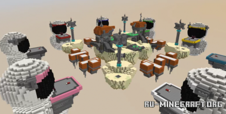 Скачать Apollo (Hypixel Bedwars Map) для Minecraft