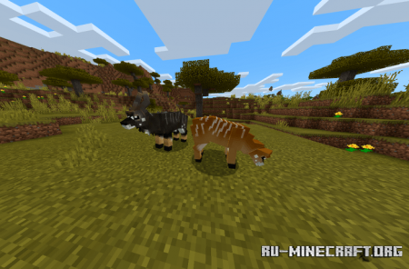 Скачать yCreatures Savanna для Minecraft PE 1.18