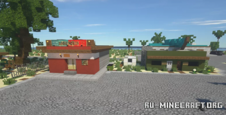 Скачать Sandy Shores - rural town from GTA 5 для Minecraft