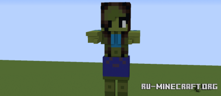Скачать Girl Zombies для Minecraft 1.14