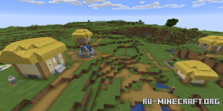 Скачать Thatched Villages для Minecraft 1.18.2