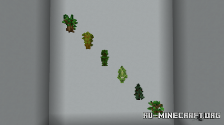Скачать Saplings in 3d для Minecraft 1.18