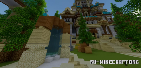 Скачать Blue Castle Hub для Minecraft