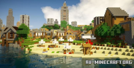 Скачать City by devloper-for-minecraft для Minecraft