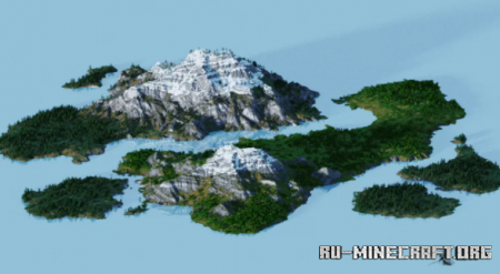 Скачать Custom Minecraft Mountain для Minecraft