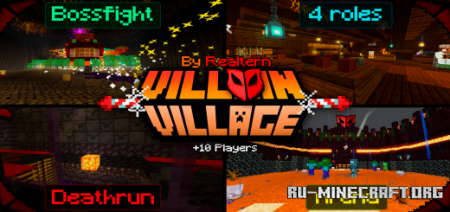Скачать Villain Village Minigame для Minecraft PE