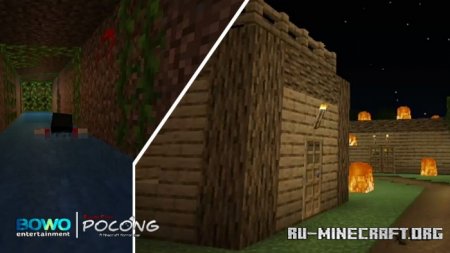 Скачать Escape From Pocong Horror Map для Minecraft PE