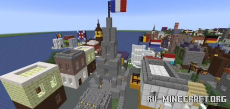 Скачать Europe Map by Rianonau для Minecraft