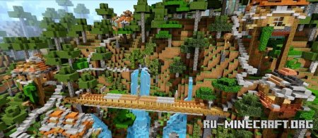 Скачать The WaterLand's Village для Minecraft PE