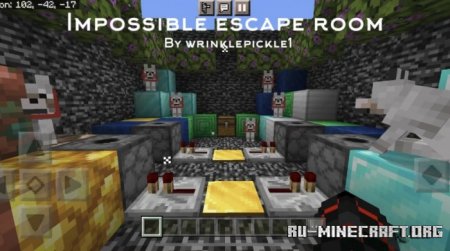 Скачать Impossible Escape Room для Minecraft PE