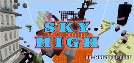 Скачать Sky High Parkour для Minecraft PE