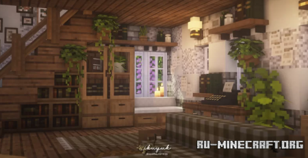 Скачать Wisteria Farmhouse - mizunos16`craft для Minecraft