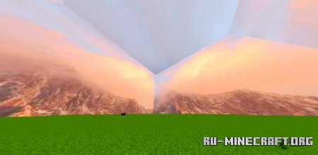 Скачать Mountain Fountain (Sky Overlay) для Minecraft PE 1.18