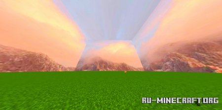 Скачать Mountain Fountain (Sky Overlay) для Minecraft PE 1.18