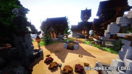 Скачать The Stone Village by Nightly Owls для Minecraft