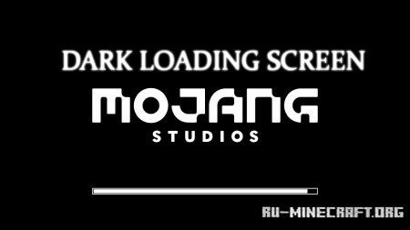 Скачать Dark Loading Screen Resource для Minecraft 1.18