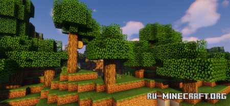 Скачать Round Trees Resource для Minecraft 1.18