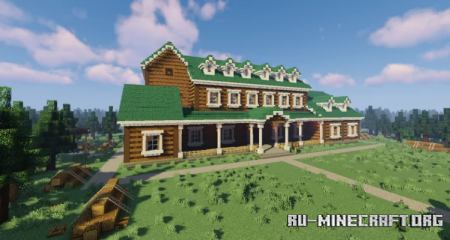 Скачать A house on the Narati grassland для Minecraft