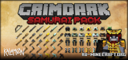 Скачать Grimdark Samurai Pack для Minecraft PE 1.18