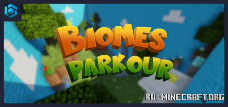 Скачать Biomes Parkour by Voxed Studio для Minecraft PE