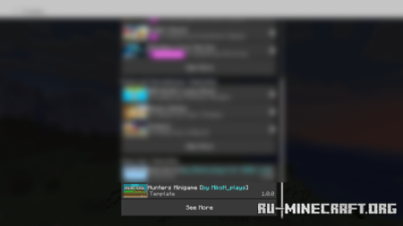 Скачать Hunters Minigame by MikoN Plays для Minecraft PE