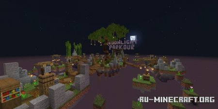 Скачать Moonlight Parkour для Minecraft PE